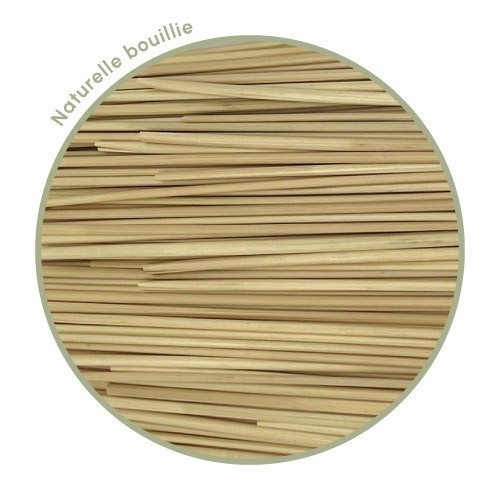 Zoom paille de seigle naturelle bouillie