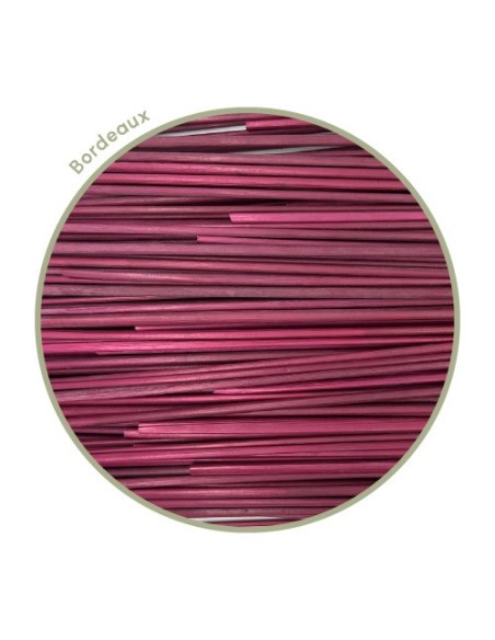 Zoom paille de seigle bordeaux