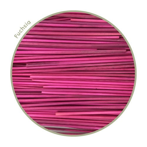 Zoom paille de seigle fuchsia