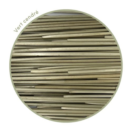 Zoom paille de seigle vert cendre