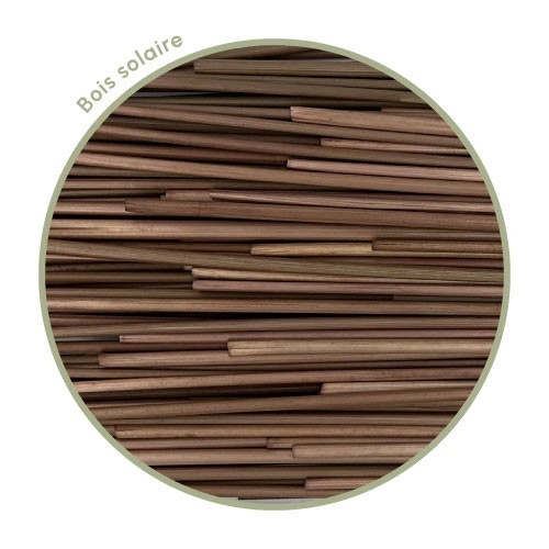Zoom paille de seigle bois solaire