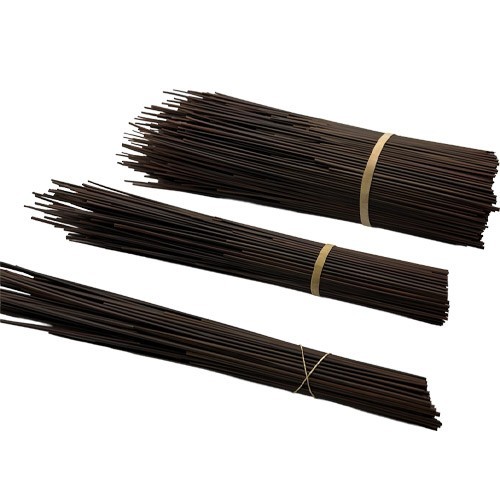 Blazing auburn rye straw