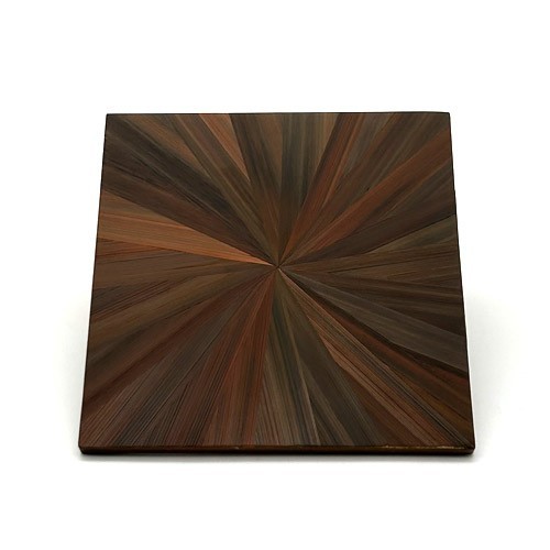 Blazing auburn rye straw