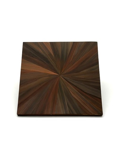 Blazing auburn rye straw