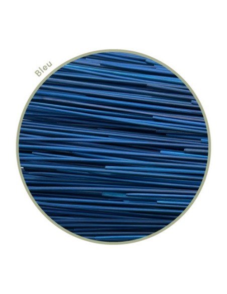 Zoom paille de seigle bleu