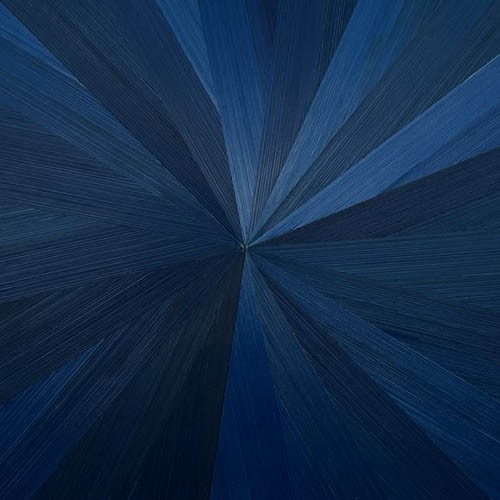 Paille de seigle bleu cobalt