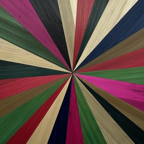 Paille de seigle multicolore