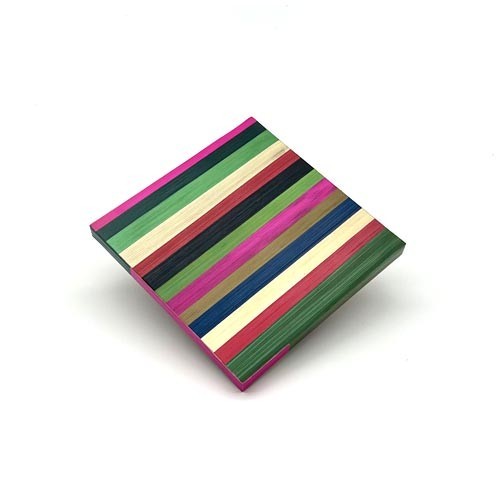 Multicolored rye straw