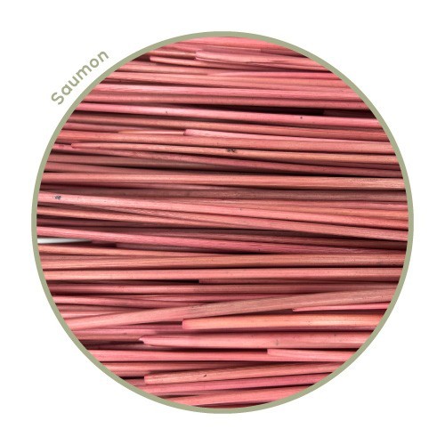 Zoom paille de seigle saumon