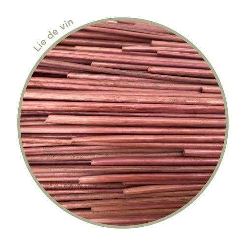 Burgundy Rye Straw for Straw Marquetry | Premium Artisan Quality