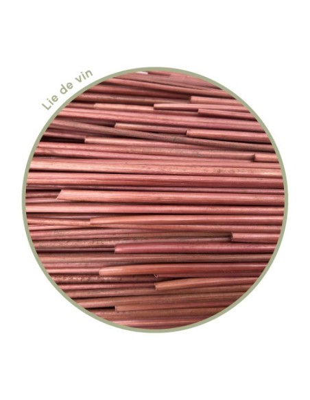 Burgundy Rye Straw for Straw Marquetry | Premium Artisan Quality