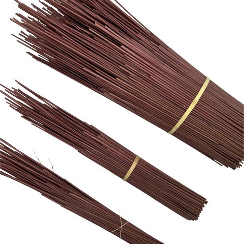 Burgundy Rye Straw for Straw Marquetry | Premium Artisan Quality
