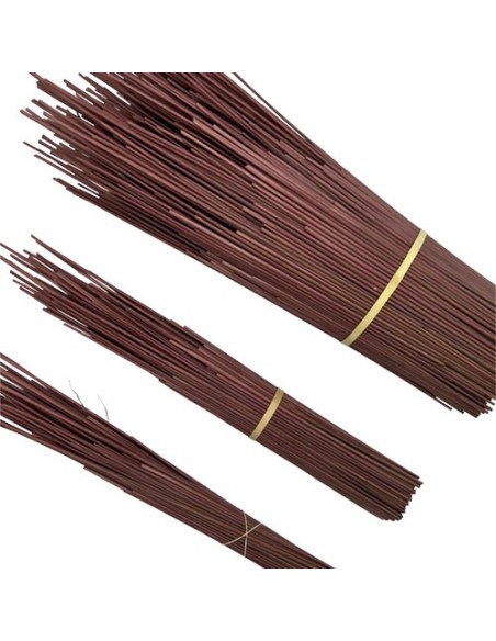 Burgundy Rye Straw for Straw Marquetry | Premium Artisan Quality