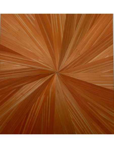 Rye straw for straw marquetry – Amber Orange