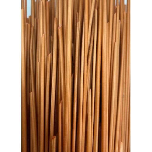 Rye straw for straw marquetry – Amber Orange