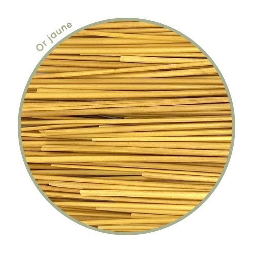 Paille de seigle jaune or