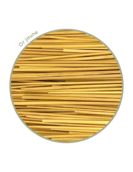 Paille de seigle jaune or